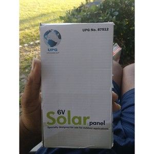 TREELINE 6 VOLT SOLAR PANEL BATTERY CHARGER FOR GAME FEEDERS